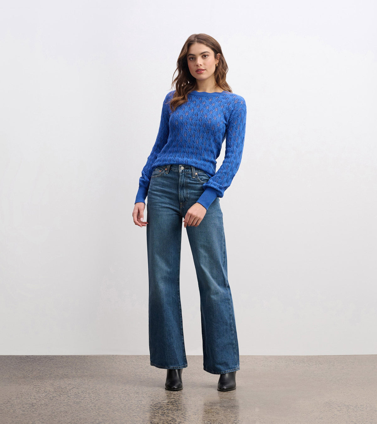 Iris Sweater - Denim Blue