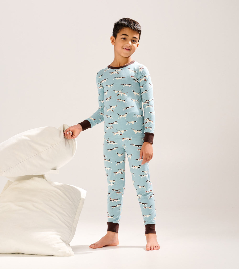 Boys Hunting Dogs Pajama Set