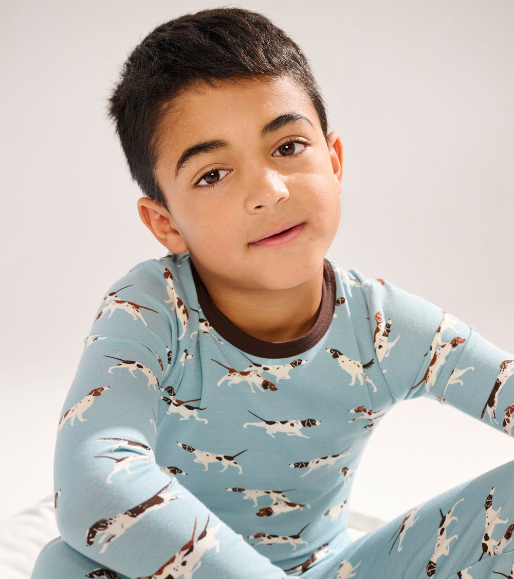 Boys Hunting Dogs Pajama Set