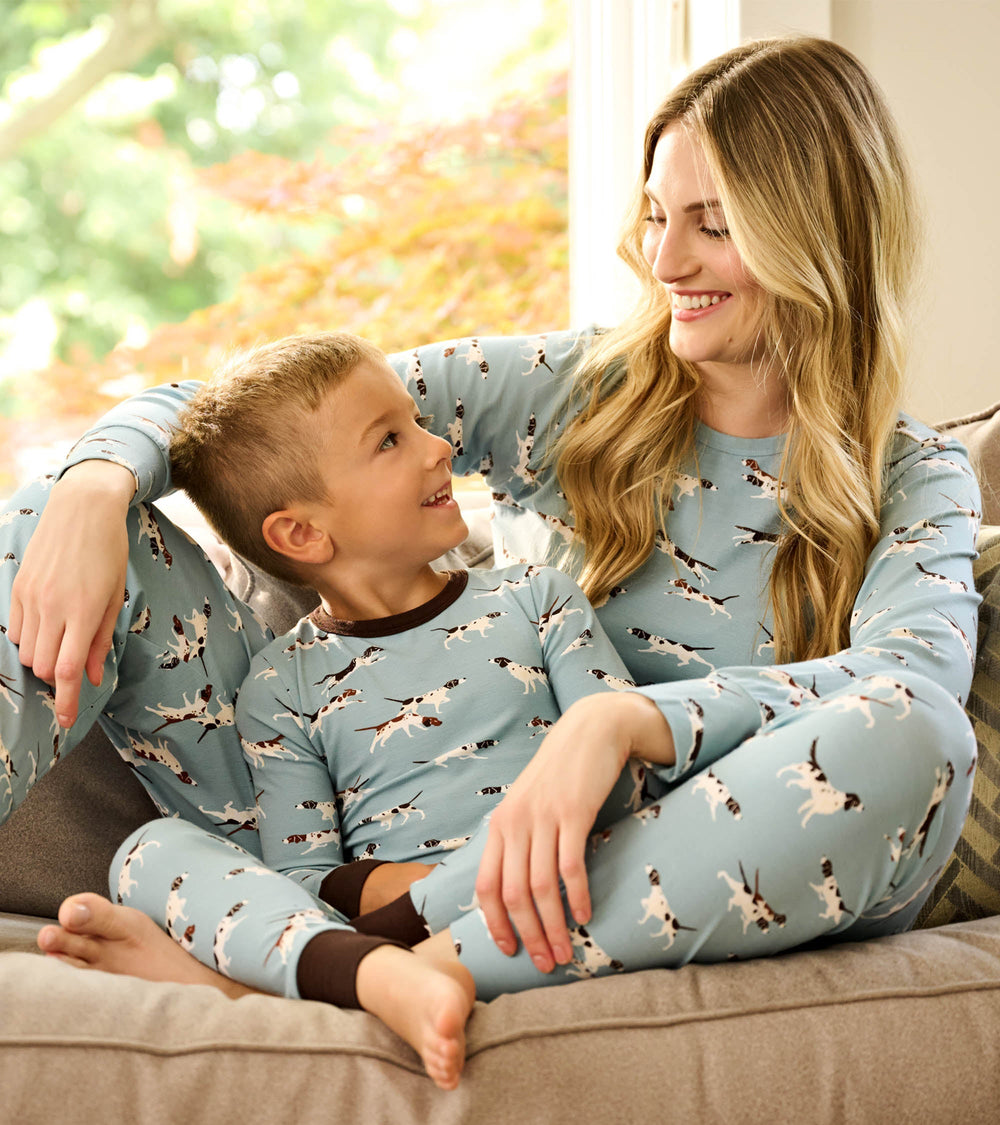 Boys Hunting Dogs Pajama Set