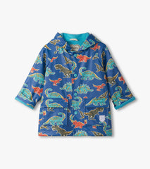Baby & Toddler Boys Dino Roar Button-Up Rain Jacket