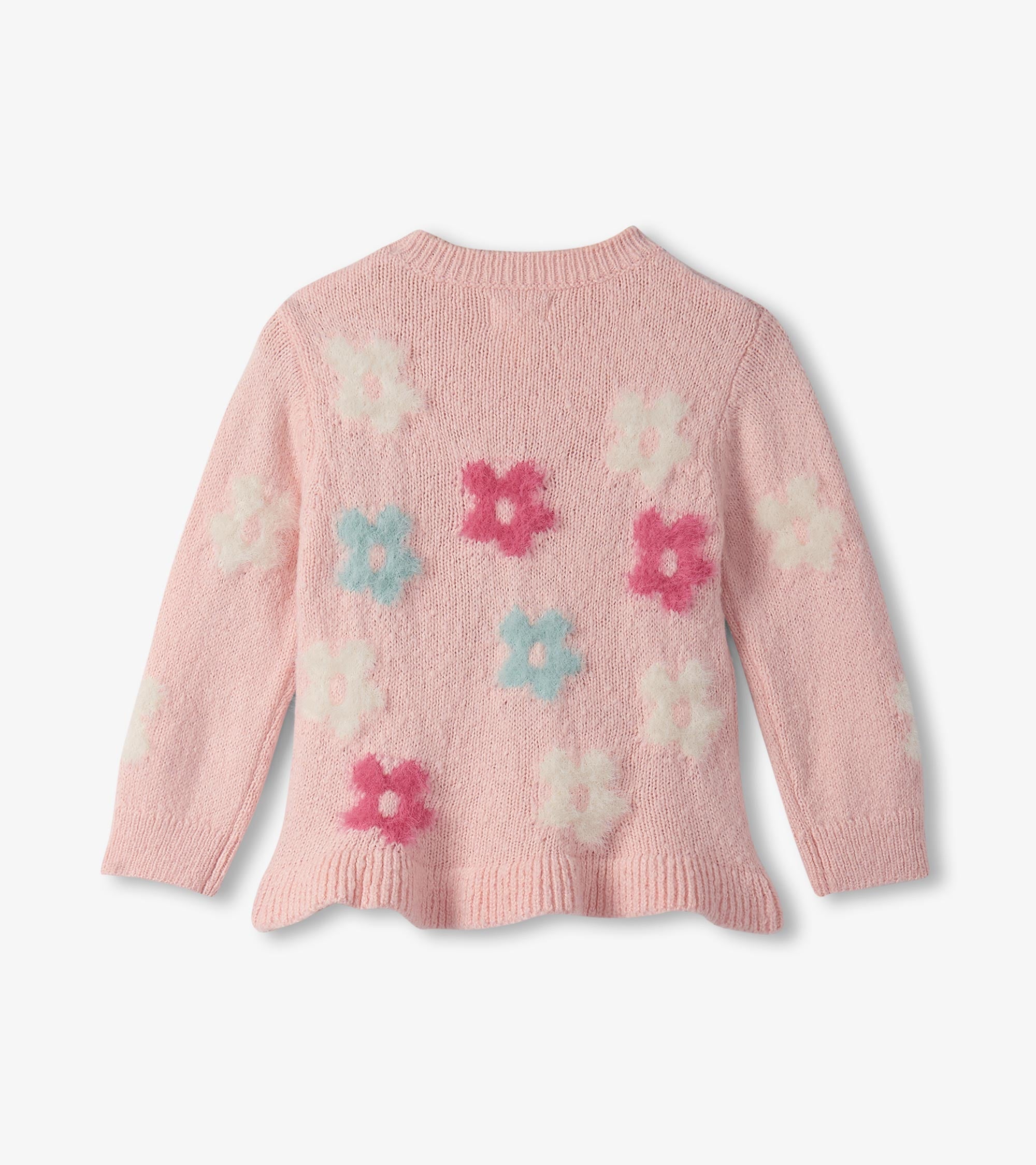 Baby & Toddler Girls English Rose Flowers Pretty Sweater