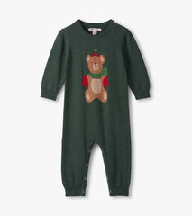 Baby Boys Teddy Bear Sweater Romper