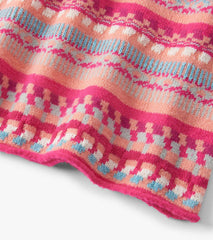 Girls Sunset Stripe Sweater Dress