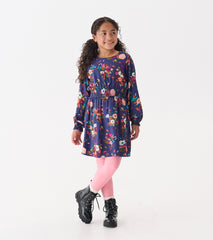 Girls Fall Floral Special Event Dress