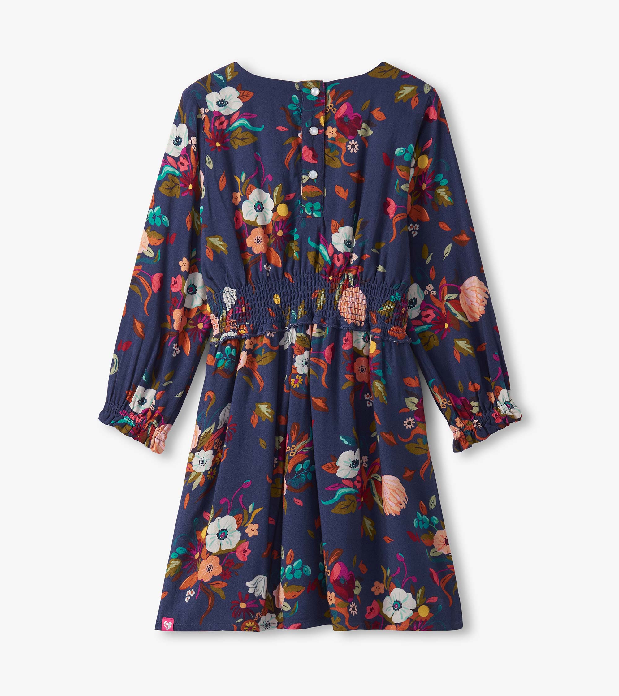 Girls Fall Floral Special Event Dress