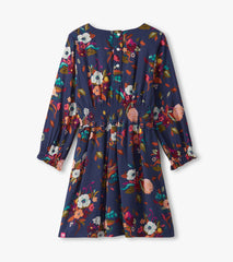Girls Fall Floral Special Event Dress