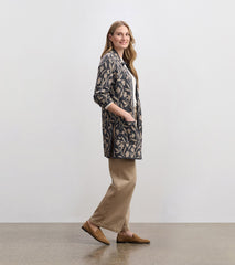 Sweater Blazer - Floral Vines