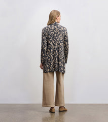 Sweater Blazer - Floral Vines