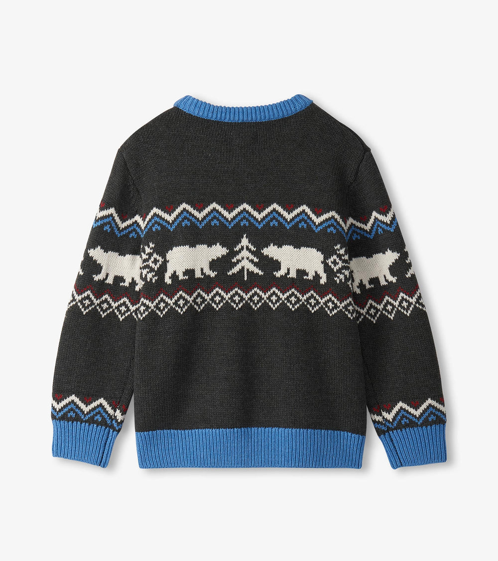 Boys Polar Winter Crew Neck Sweater