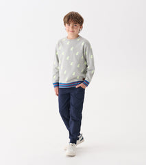 Boys Monster Glow in the Dark Pullover Sweatshirt