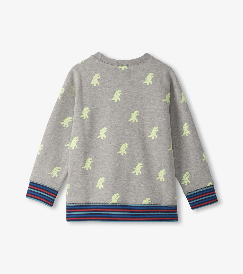 Boys Monster Glow in the Dark Pullover Sweatshirt