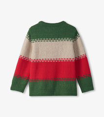 Boys Holiday Combo Crew Neck Sweater