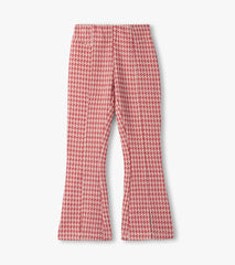 Girls Chex Red Houndstooth Bell Bottoms