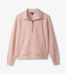 Mock Neck Pullover - Pink