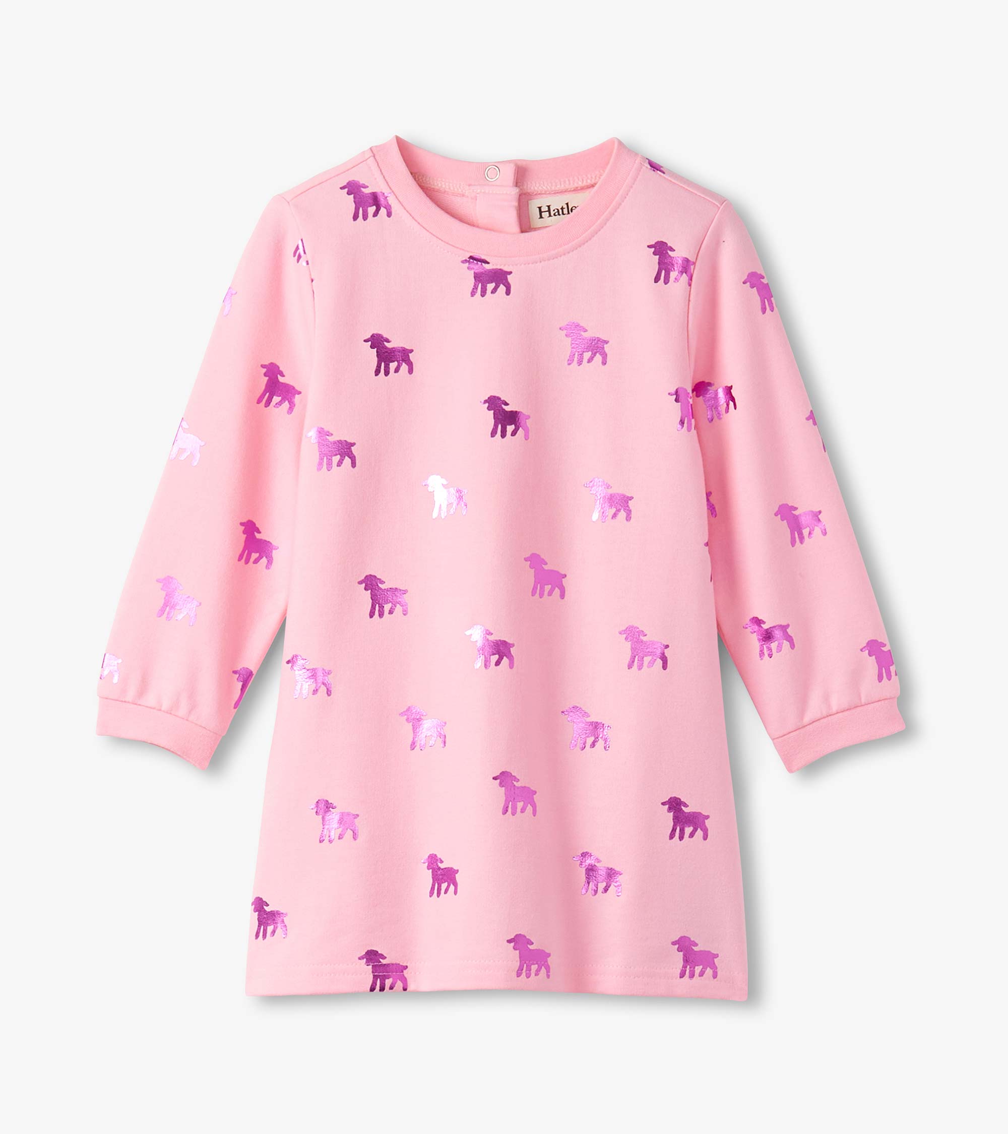 Baby & Toddler Girls Lamb Silhouette Dress and Legging Set