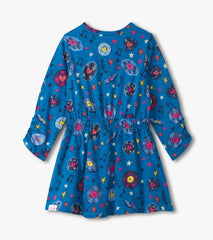 Girls Love of Music Cinched Waist Dress