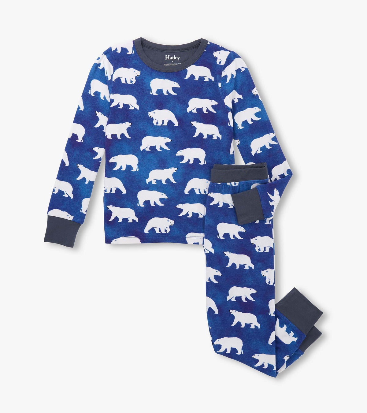 Boys Midnight Polar Bear Pajama Set