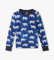 Boys Midnight Polar Bear Pajama Set