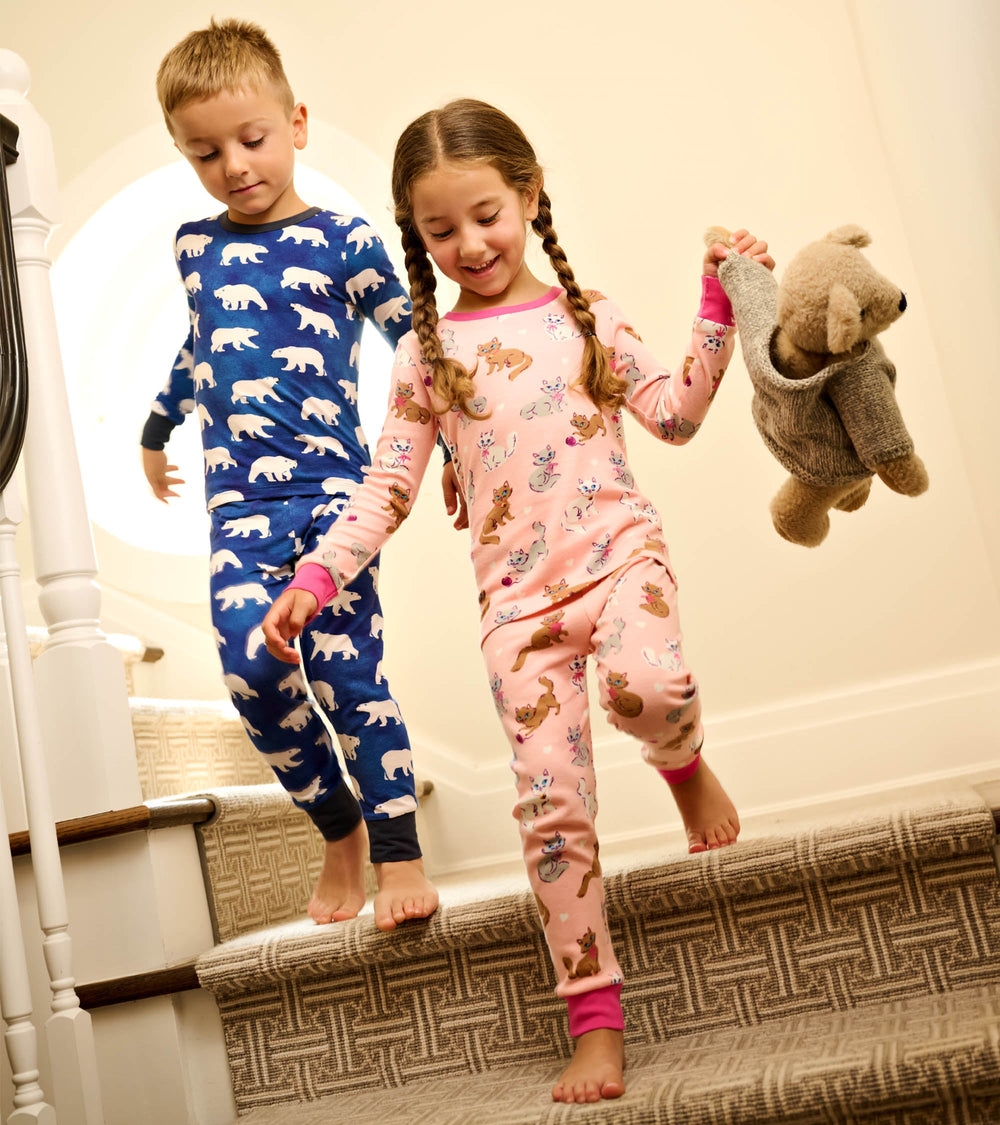 Boys Midnight Polar Bear Pajama Set