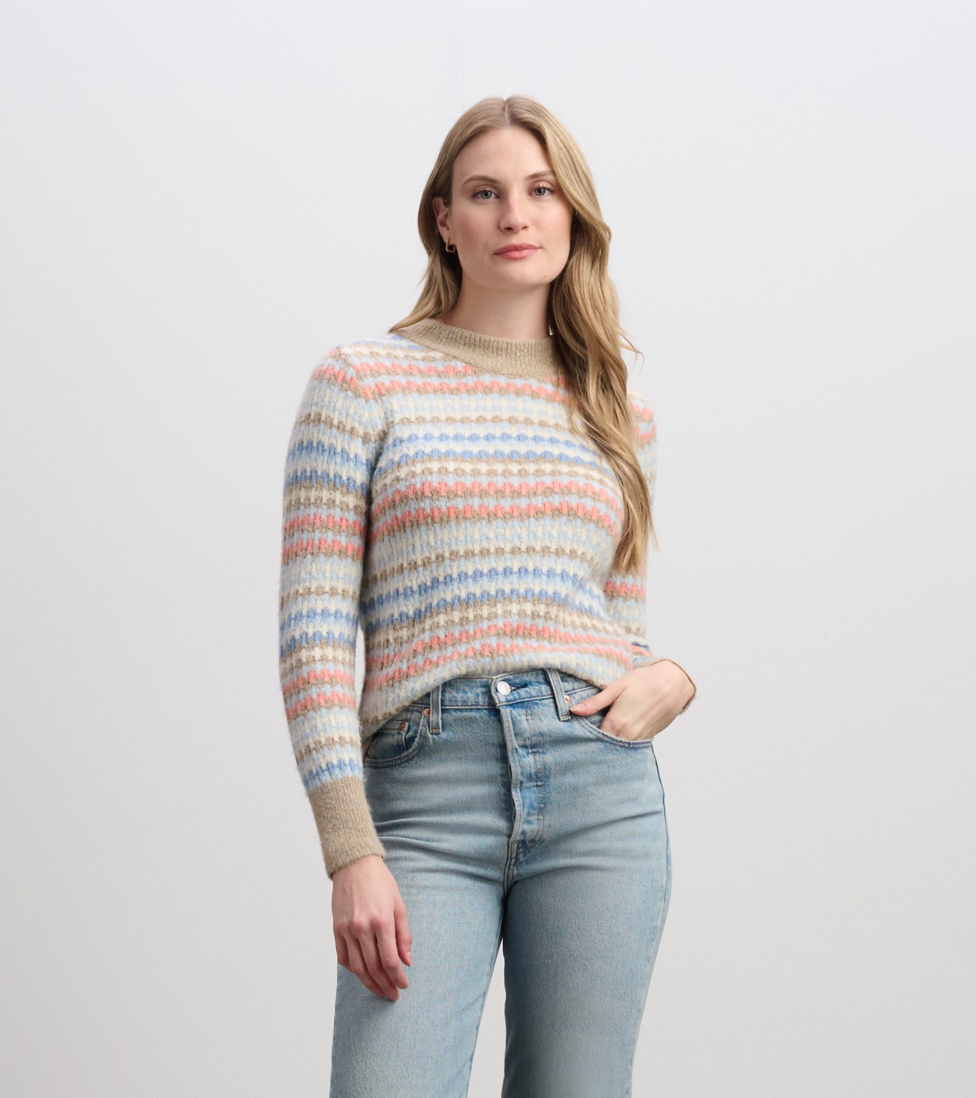 Everywhere Sweater - Bubble Stripes