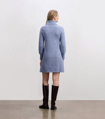 Swing Sweater Dress - Light Denim