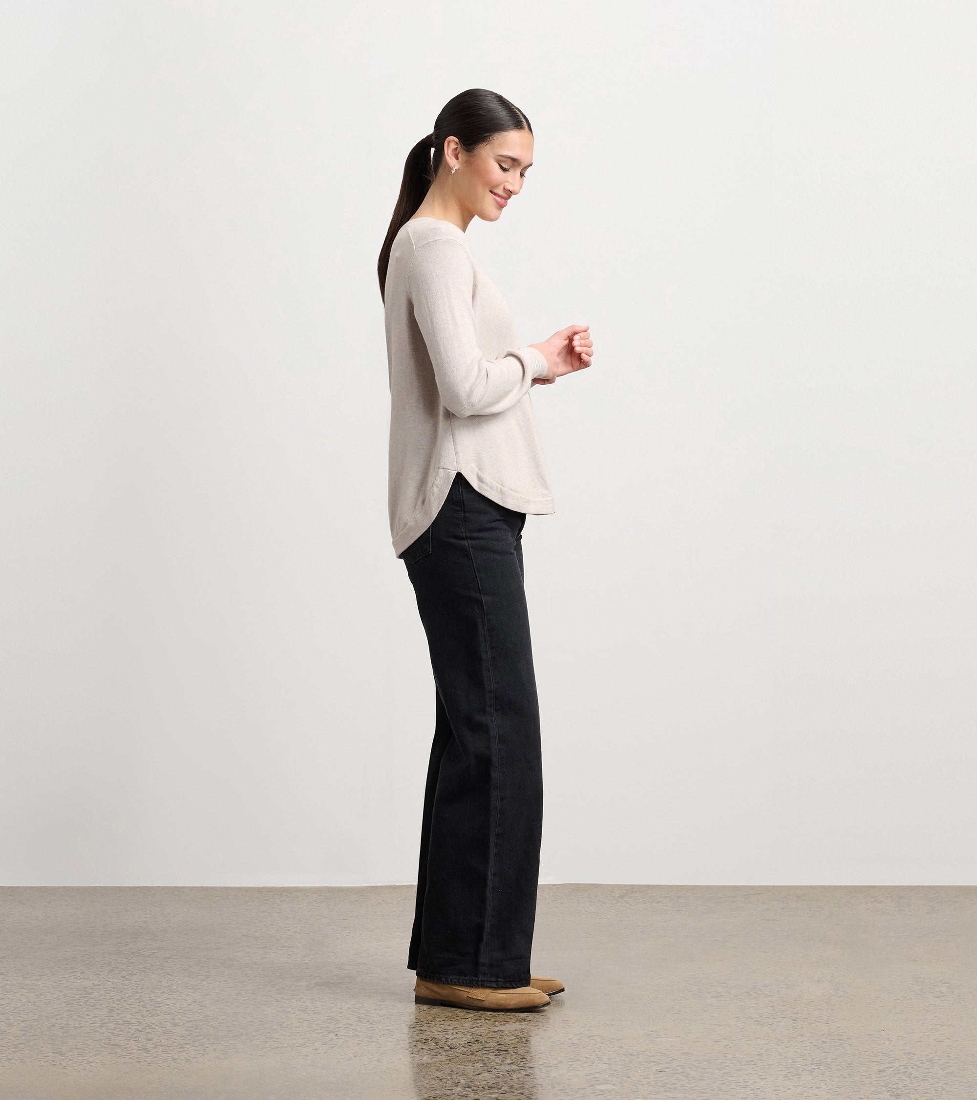 Jessie Sweater - Oatmeal Melange