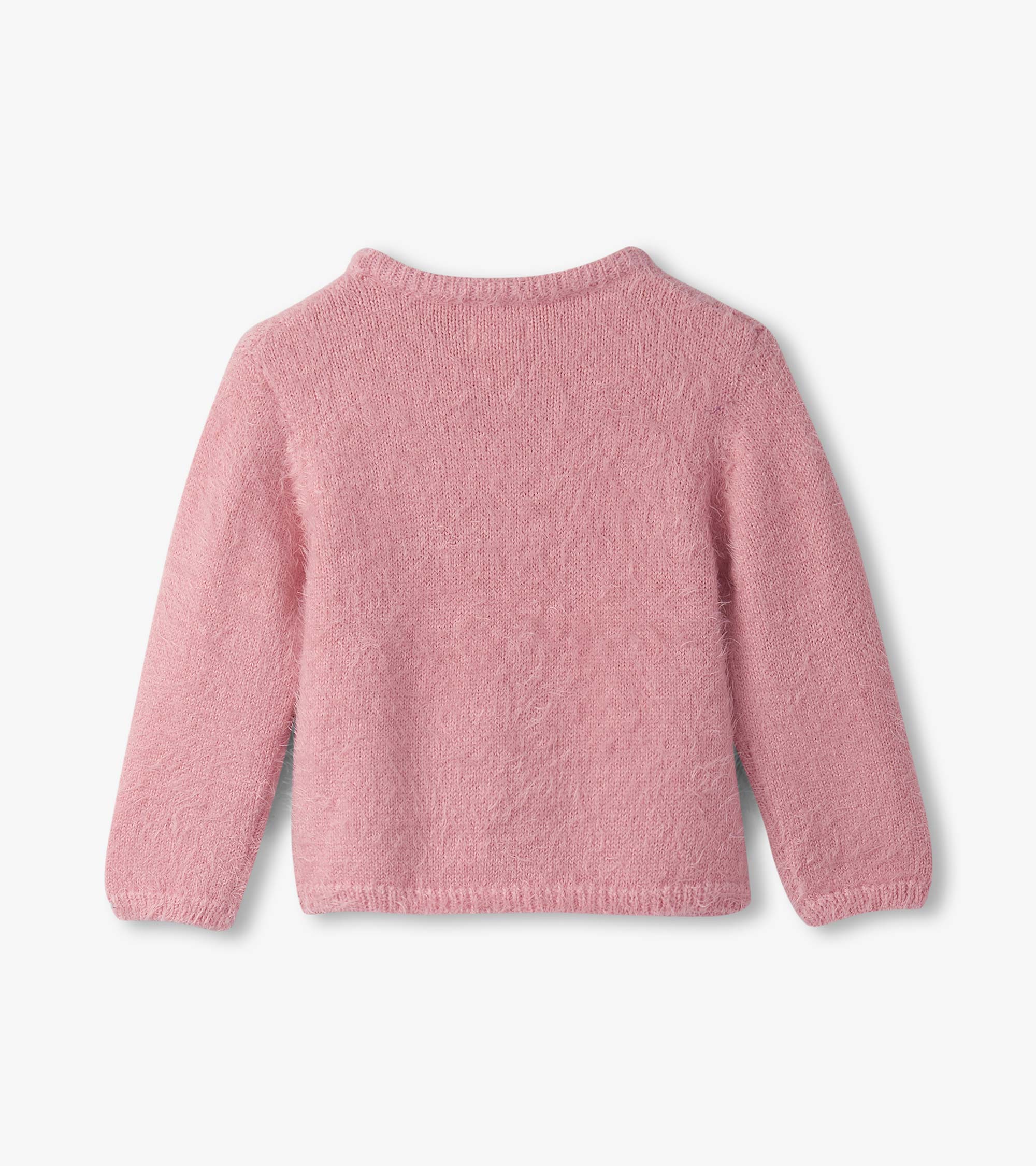 Baby & Toddler Girls Shiny Bow Furry Sweater