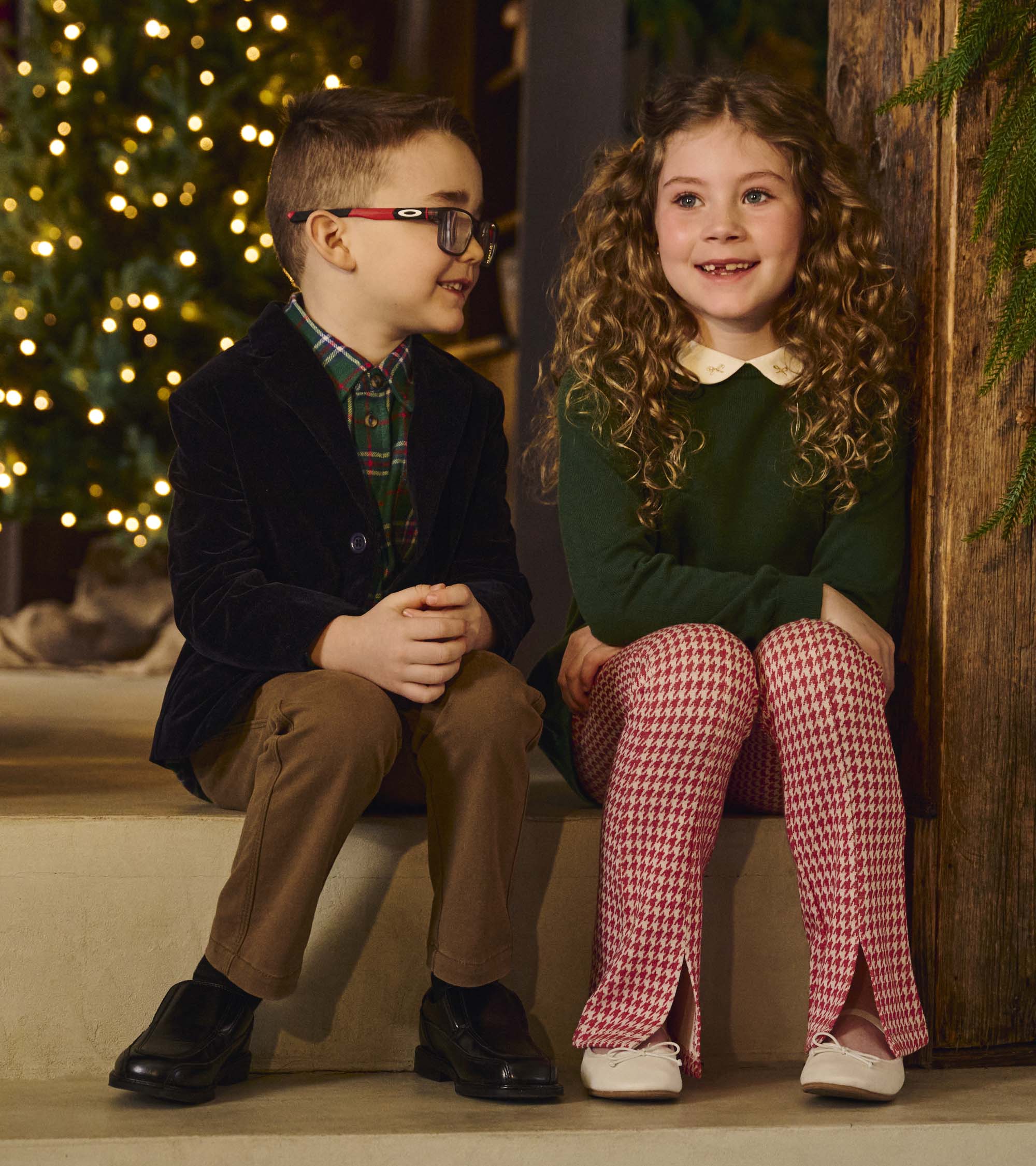 Boys Navy Velveteen Holiday Blazer