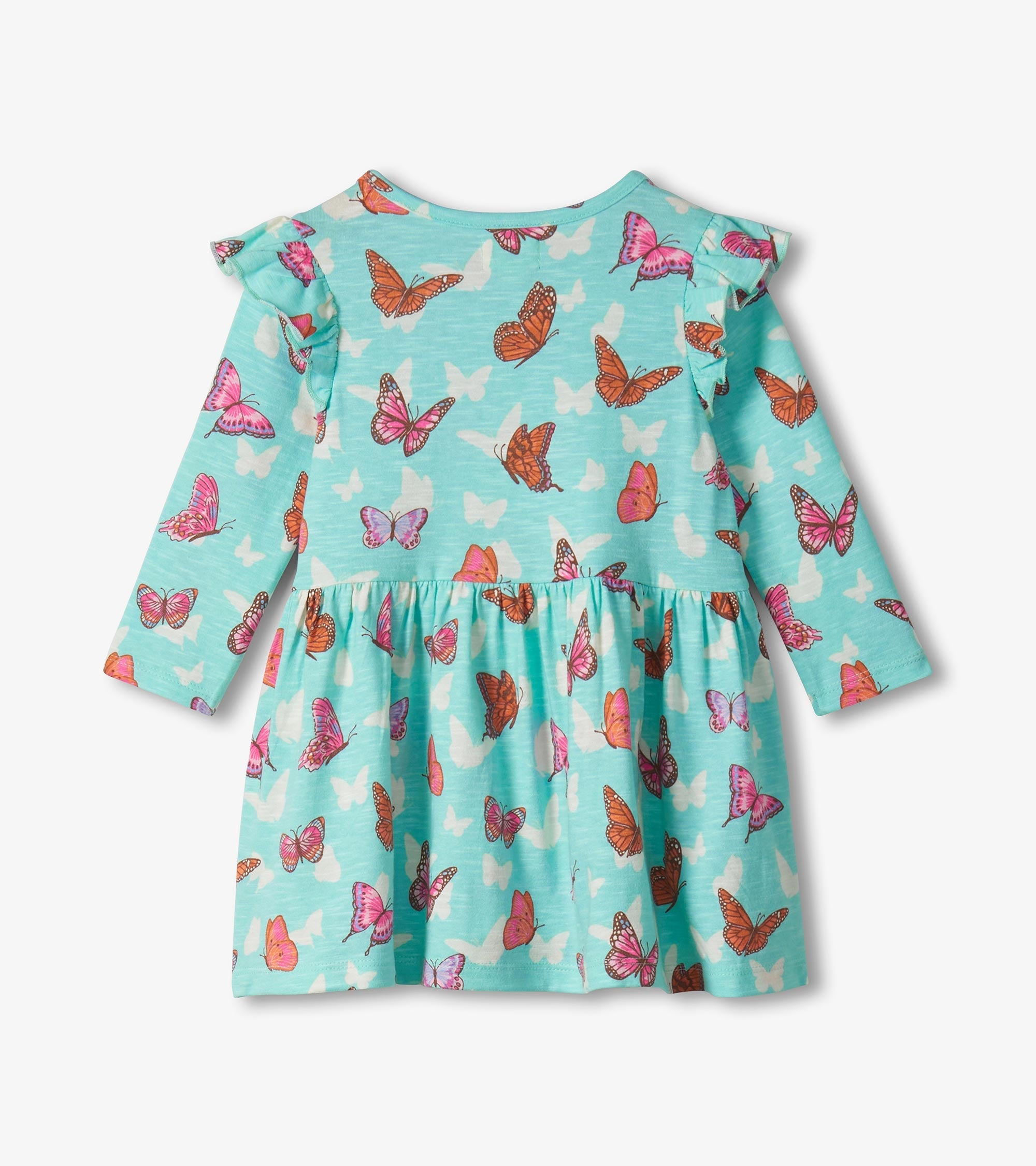 Baby & Toddler Girls Butterfly Ruffle Dress and Legging Set