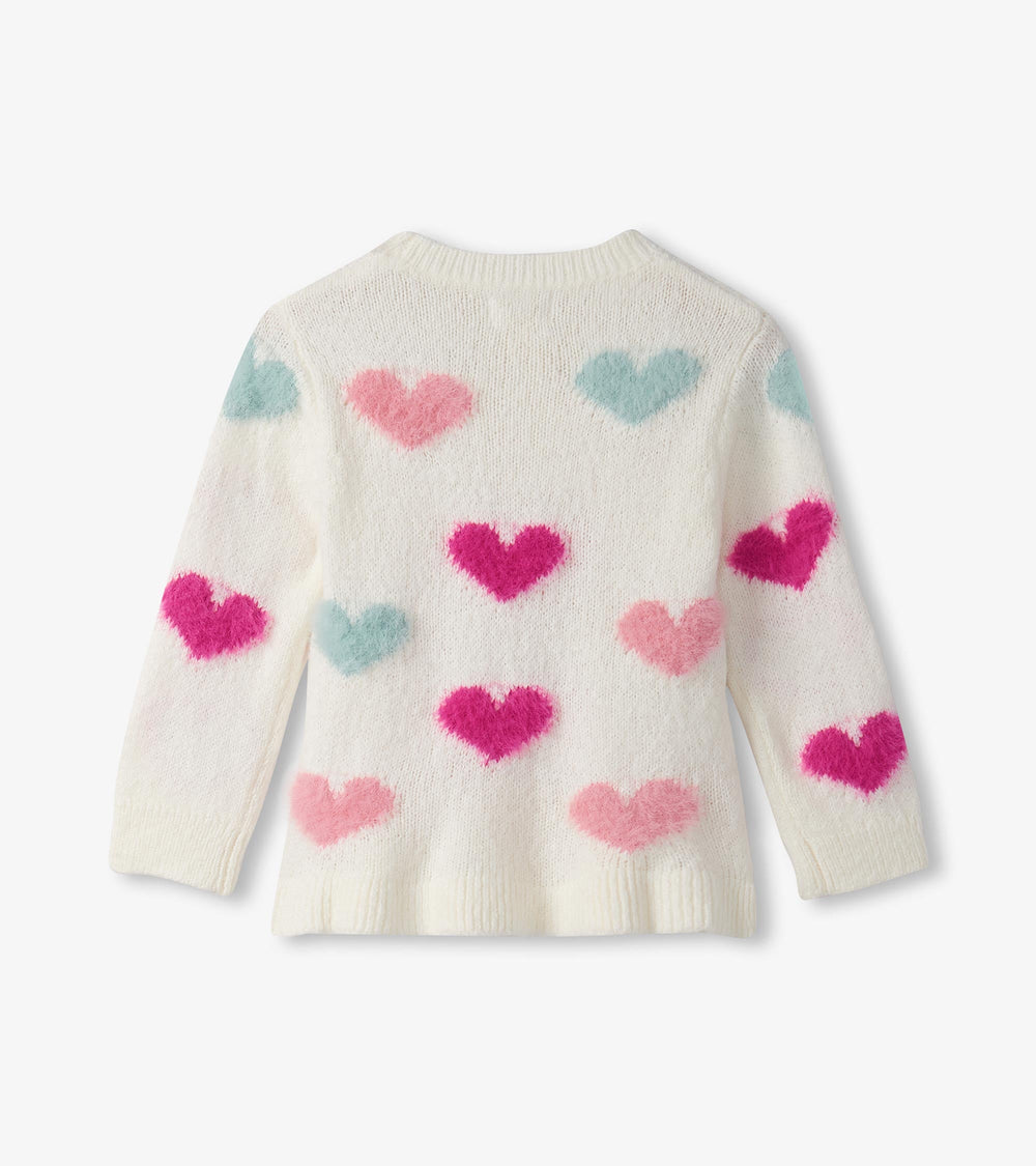 Baby & Toddler Girls Precious Hearts Pretty Sweater