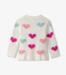 Baby & Toddler Girls Precious Hearts Pretty Sweater