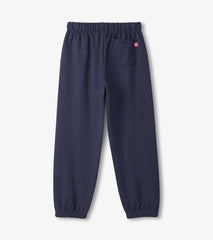 Girls Patriot Blue Baggy Track Pants