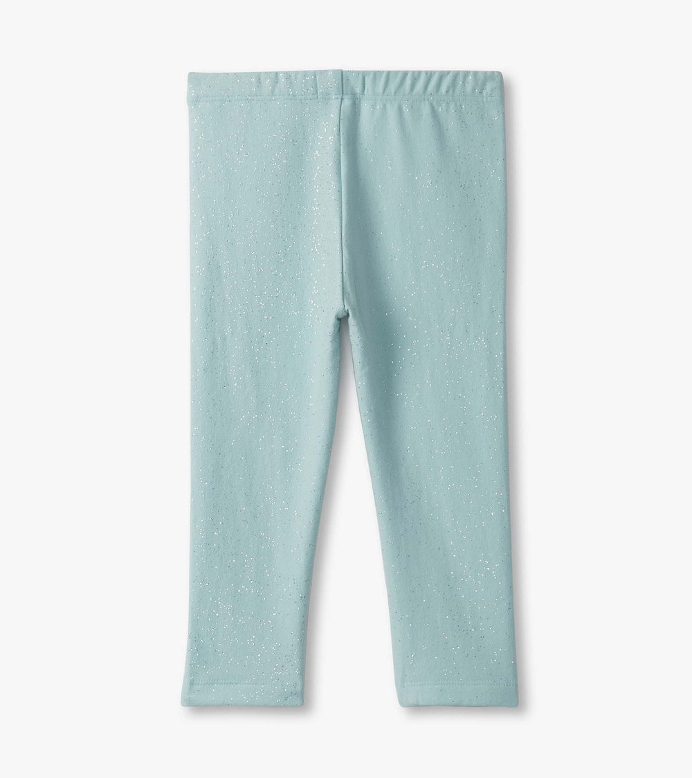 Baby & Toddler Girls Pastel Turquoise Hot Melt Cozy Leggings