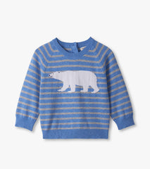 Baby Boys Polar Bear Pull On Sweater Set