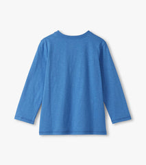 Boys Bear Long Sleeve Graphic Tee