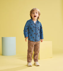 Baby & Toddler Boys Ranch Horses Button Down Shirt