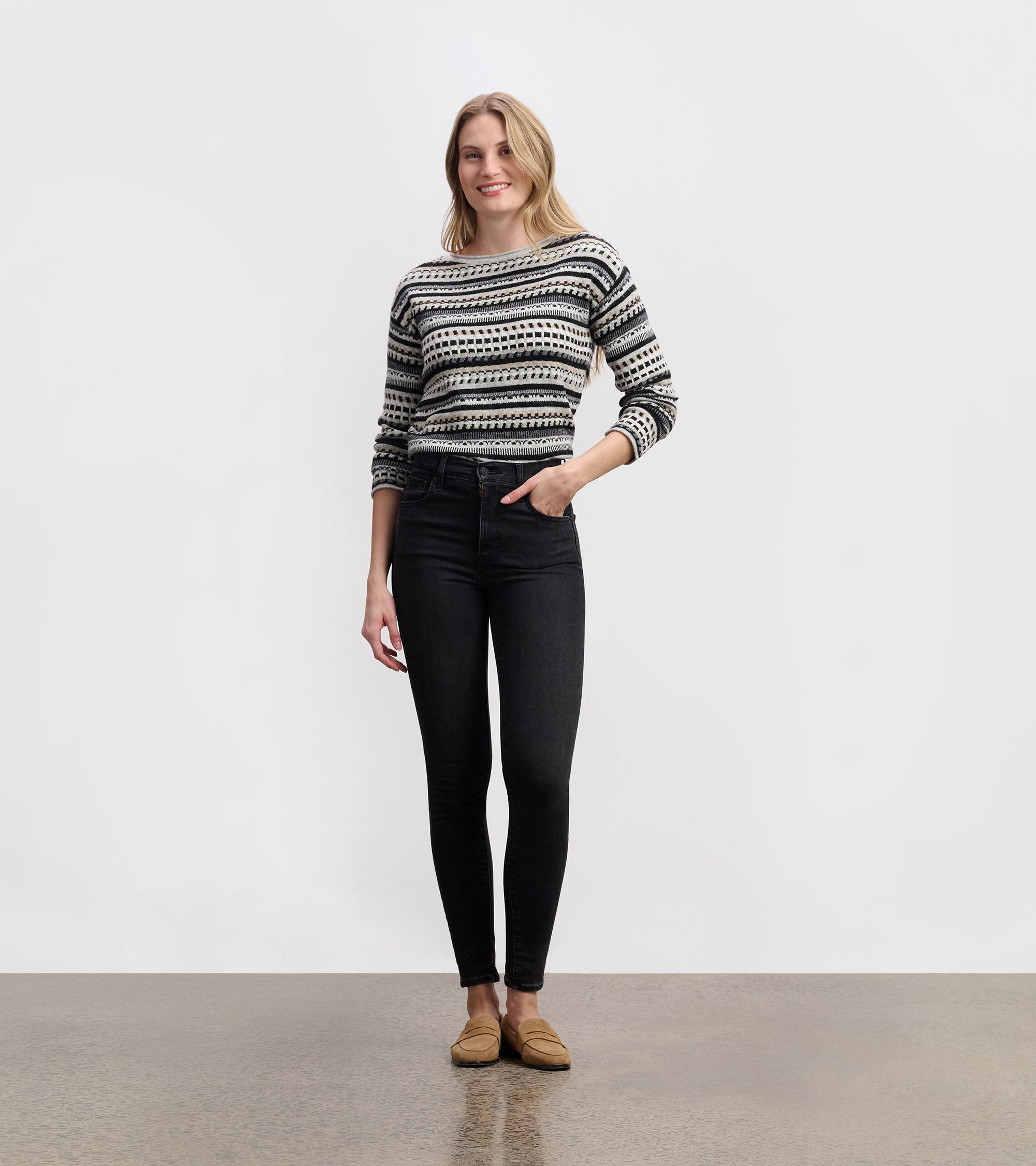 Hannah Sweater - Stone Grey