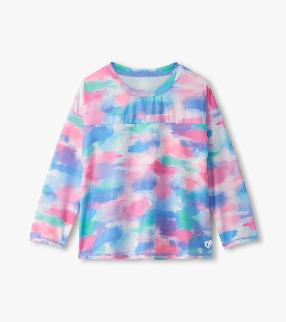 Girls Sunset Long Sleeve Swing Shirt