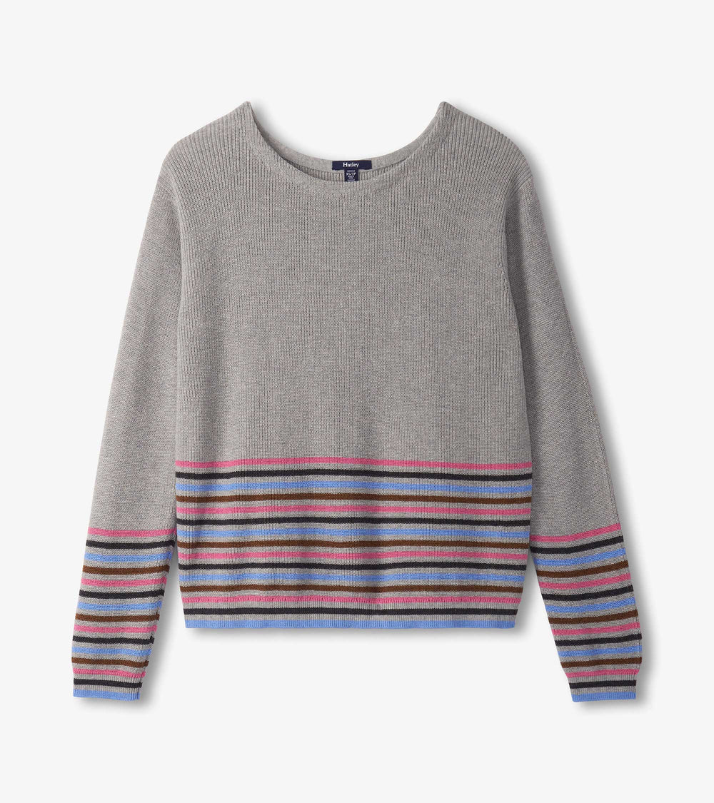Devon Sweater - Autumn Stripes