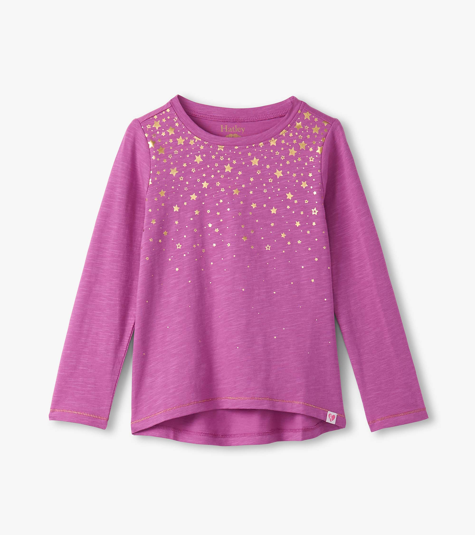 Girls Falling Stars Long Sleeve Graphic Tee