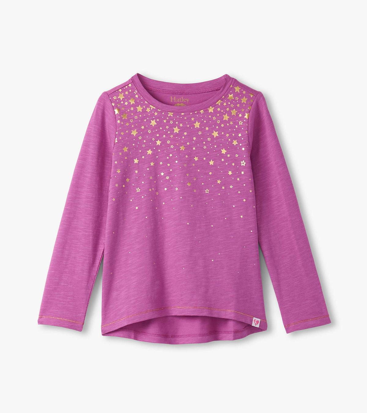 Girls Falling Stars Long Sleeve Graphic Tee