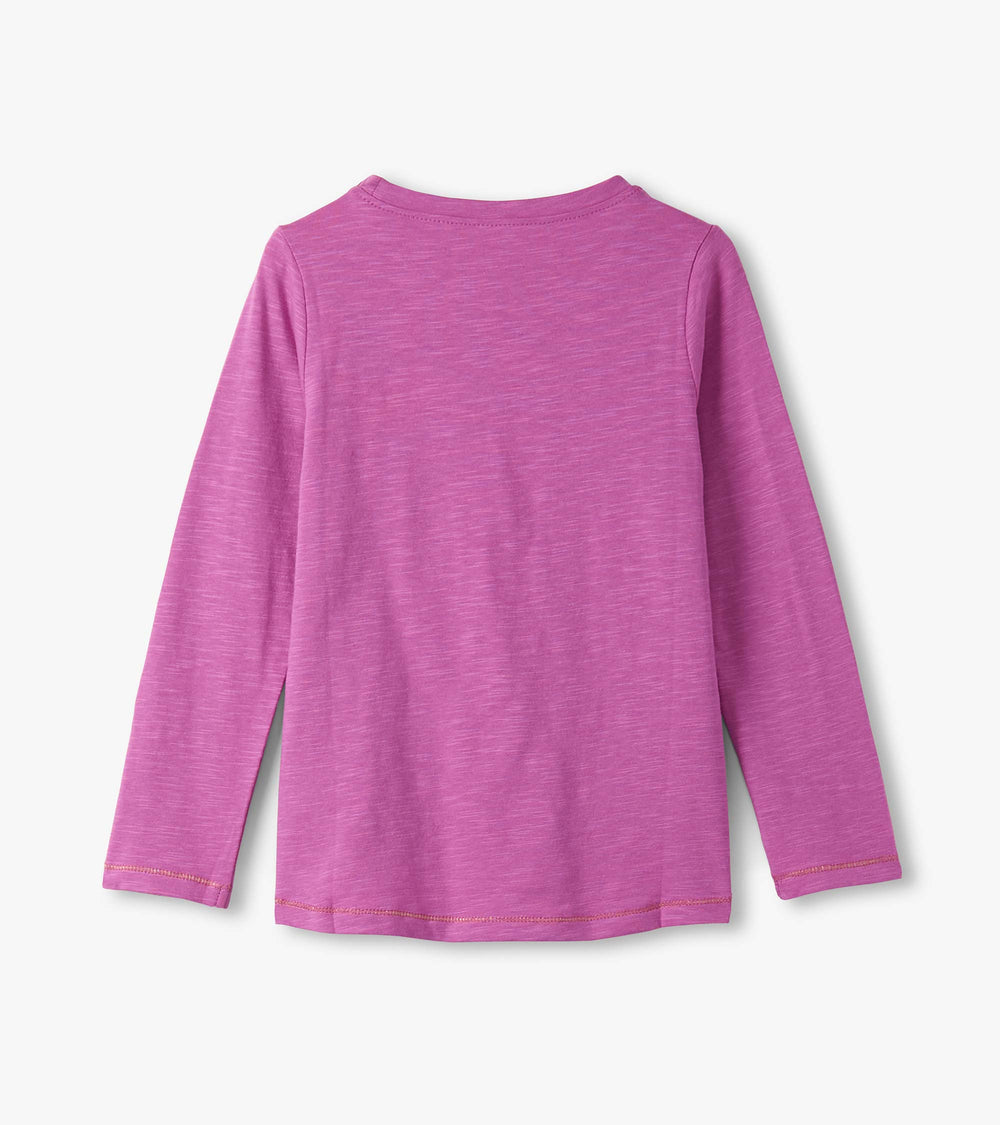Girls Falling Stars Long Sleeve Graphic Tee