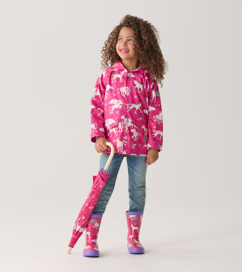 Rainbow Unicorns Rain Boots