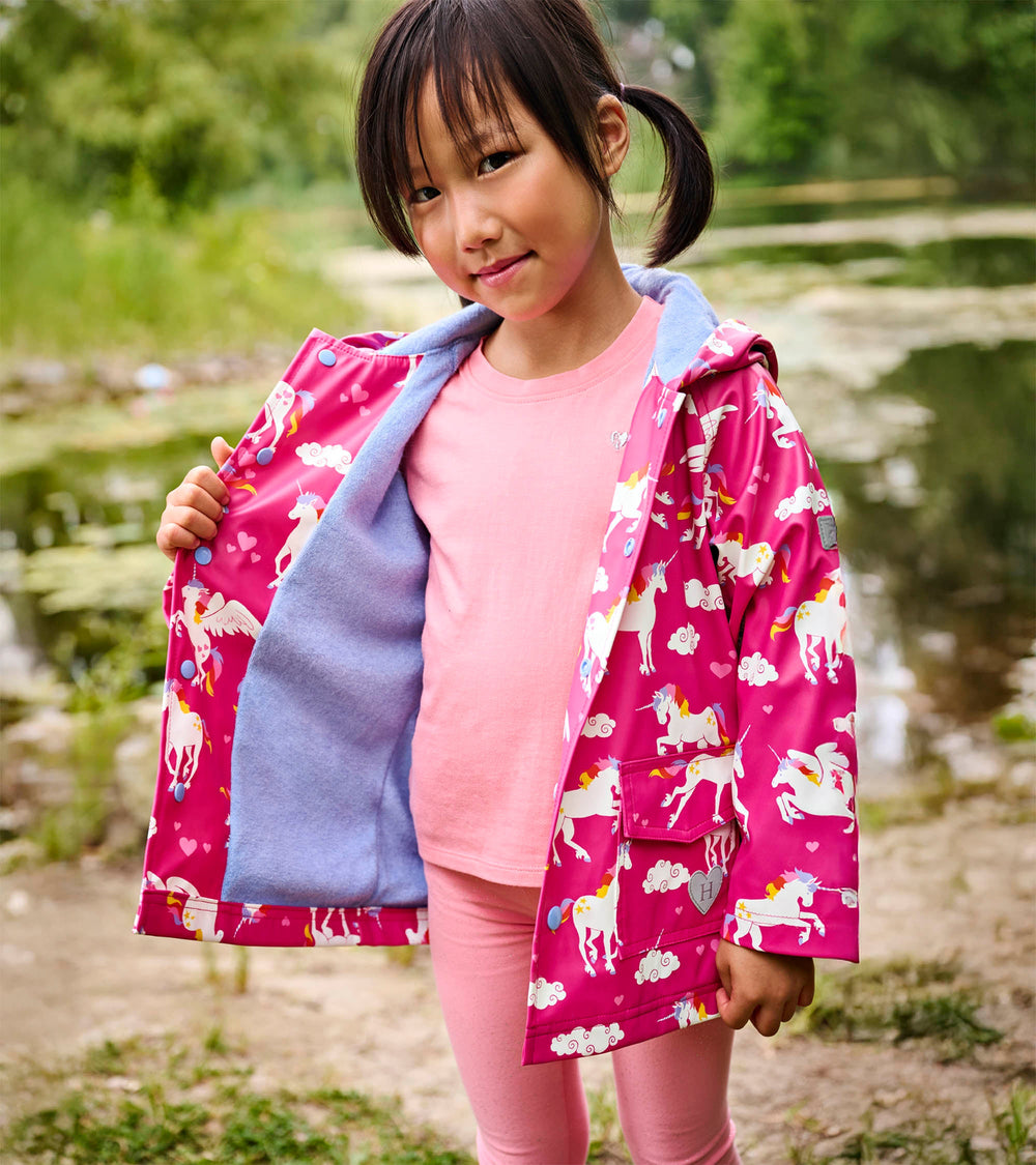 Rainbow Unicorns Raincoat