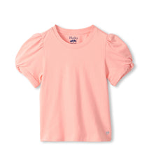 Girls Apricot Blush Twisted Sleeve T-Shirt