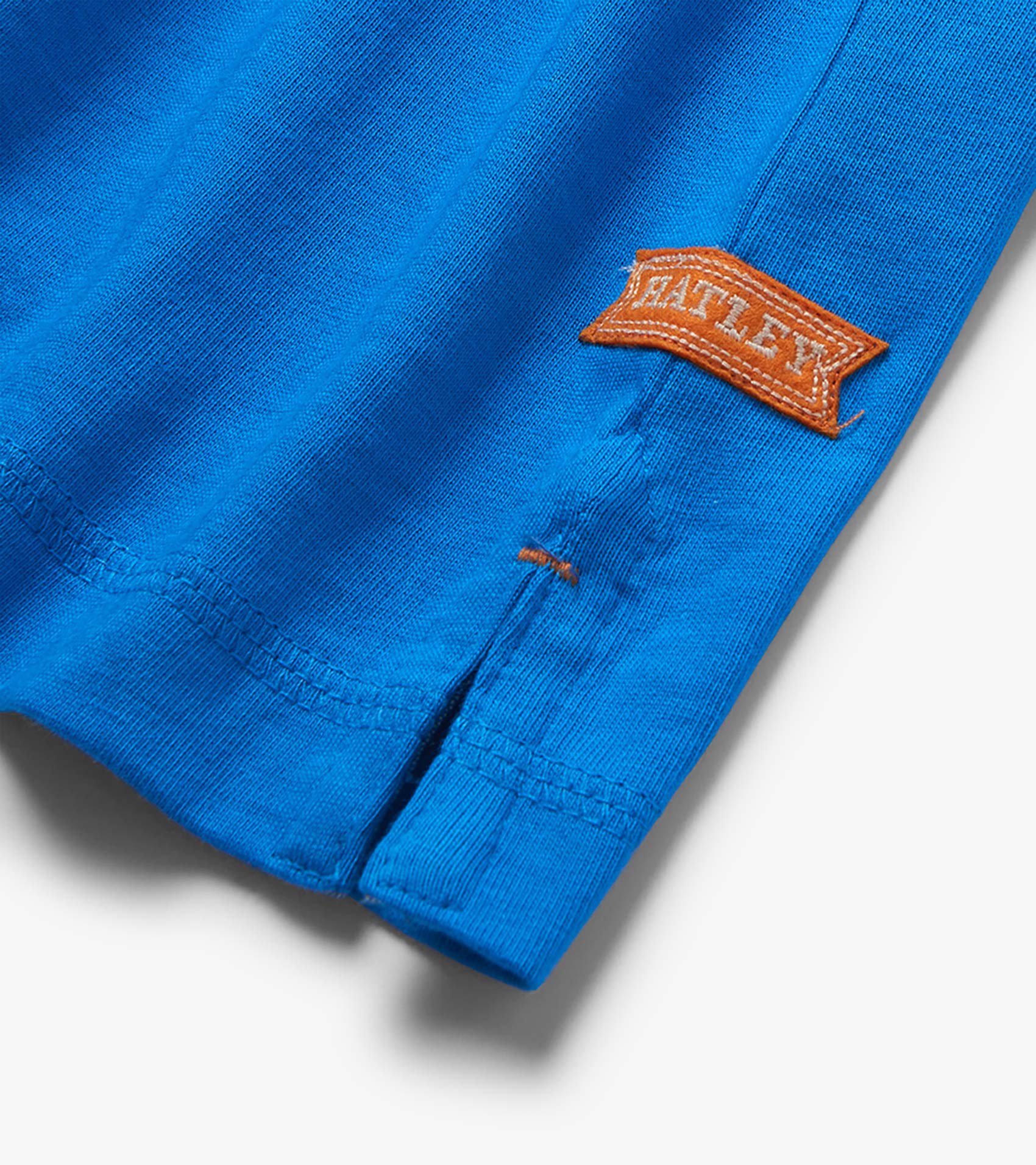 Boys French Blue Drop Shoulder T-Shirt