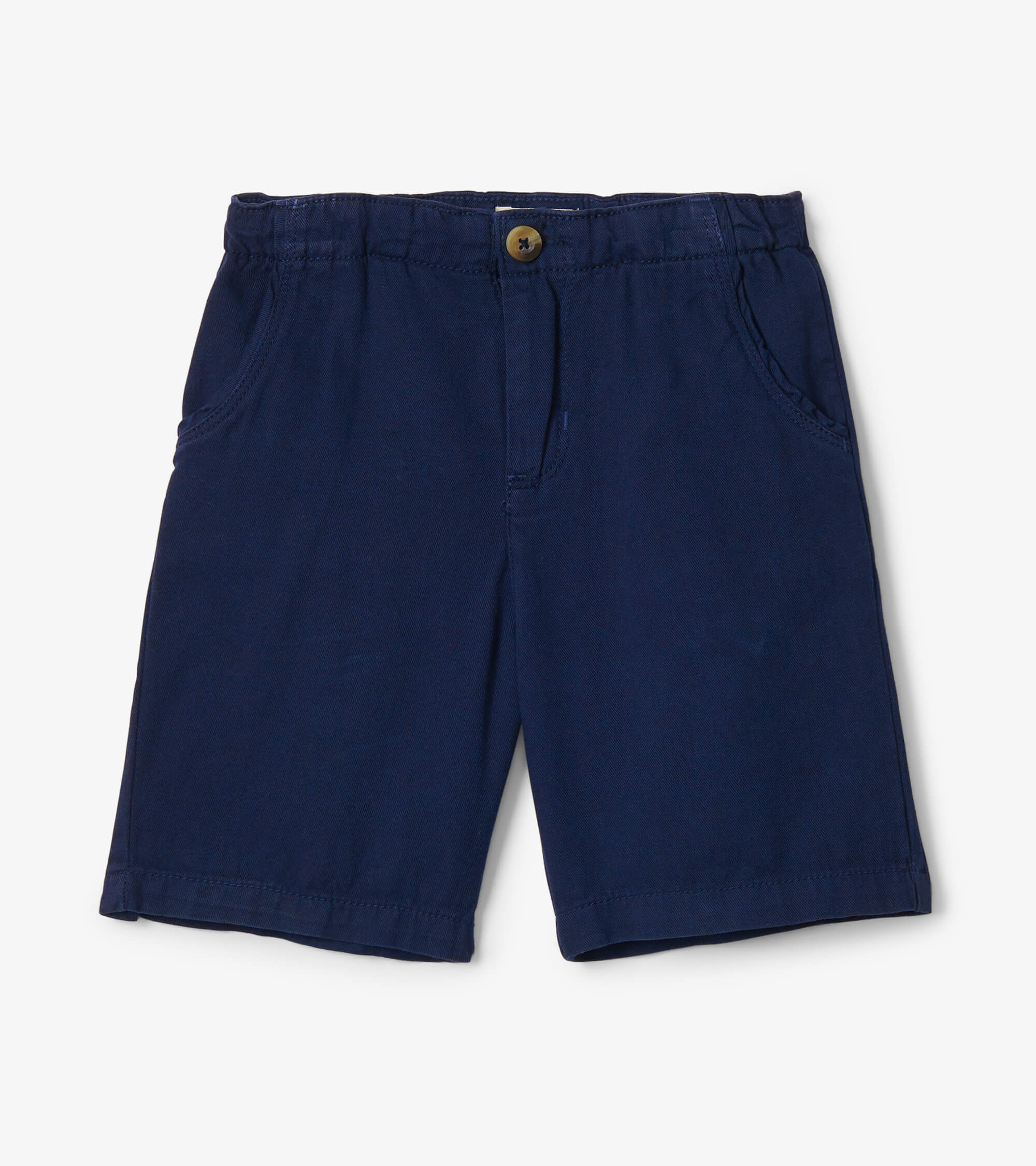 Boys Navy Twill Shorts