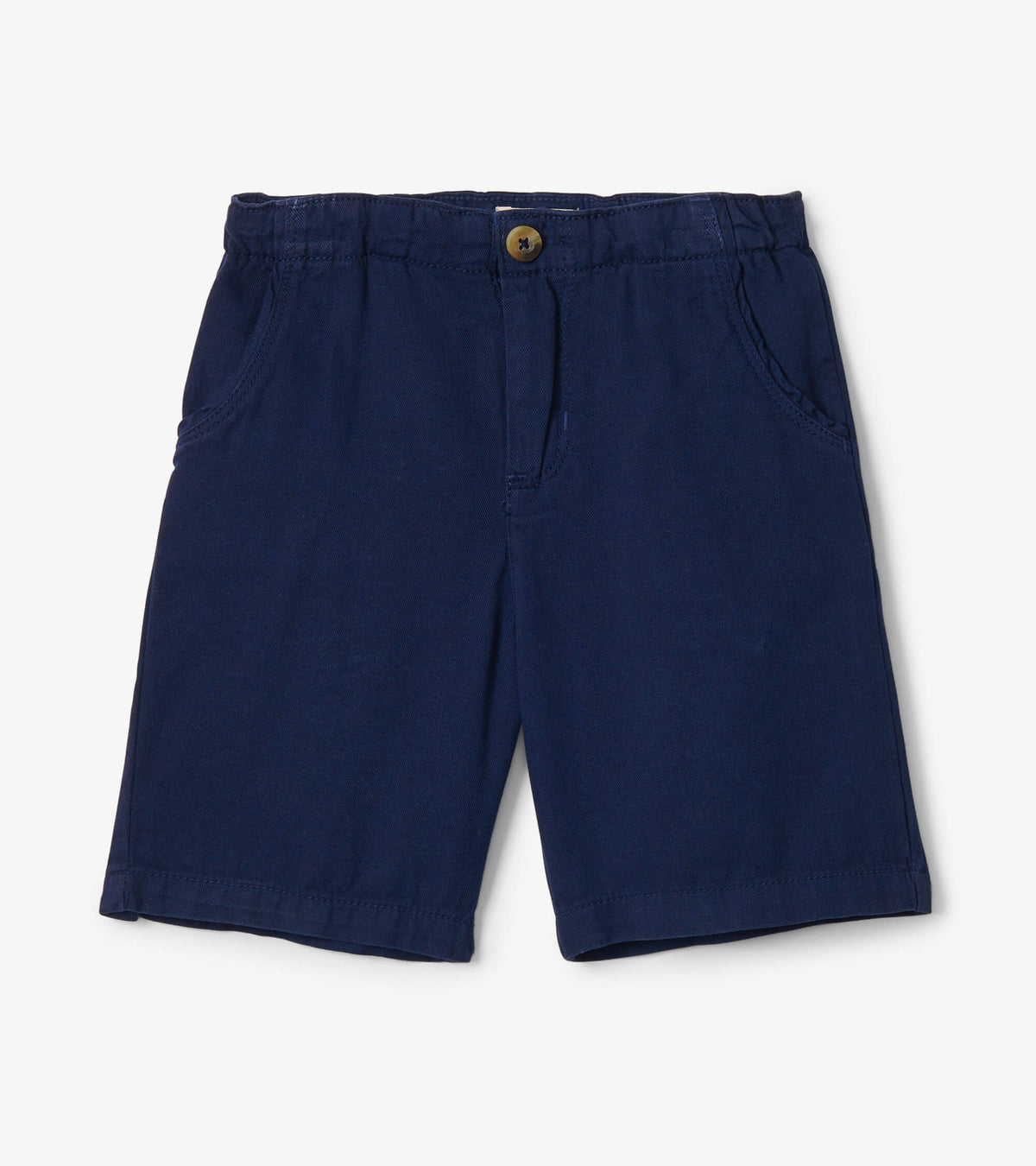Boys Navy Twill Shorts