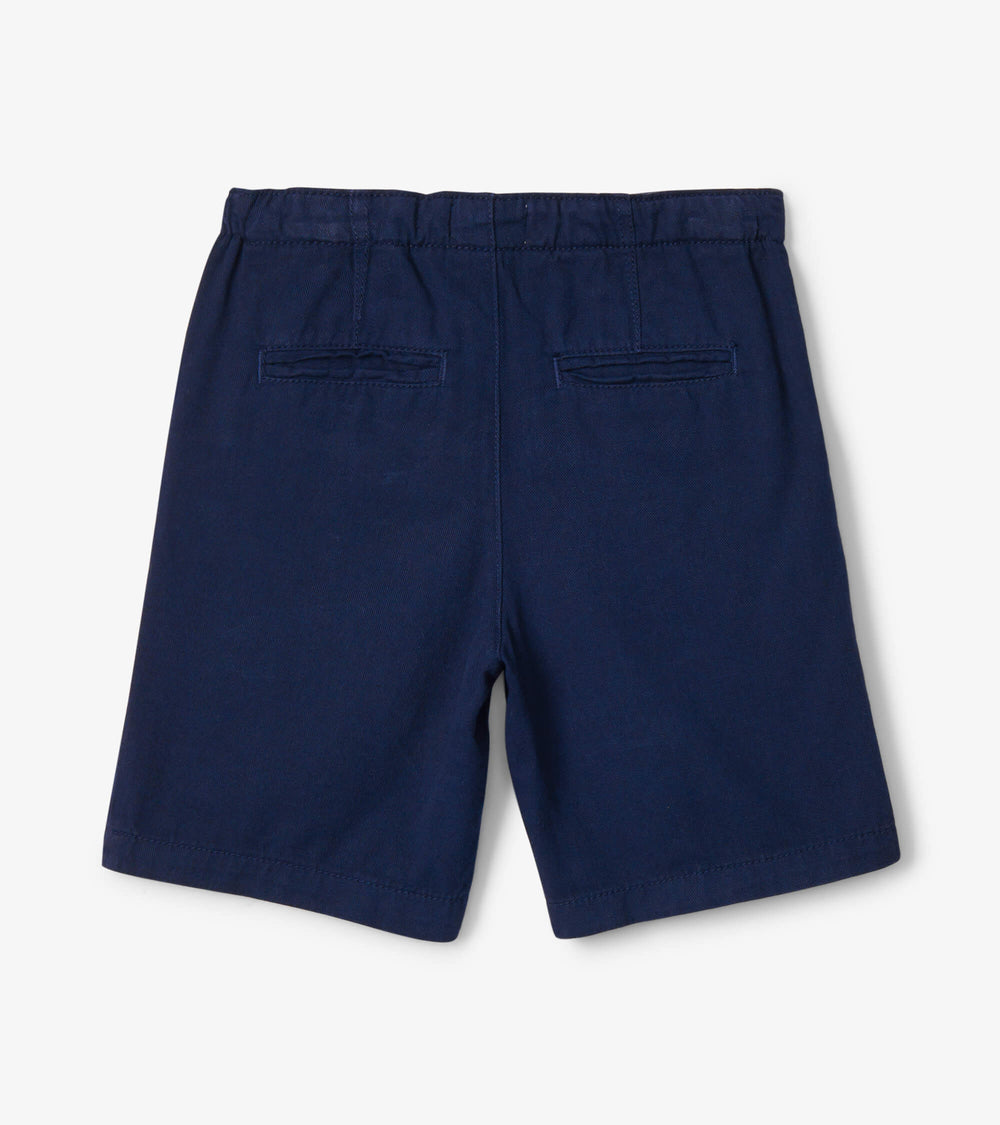 Boys Navy Twill Shorts